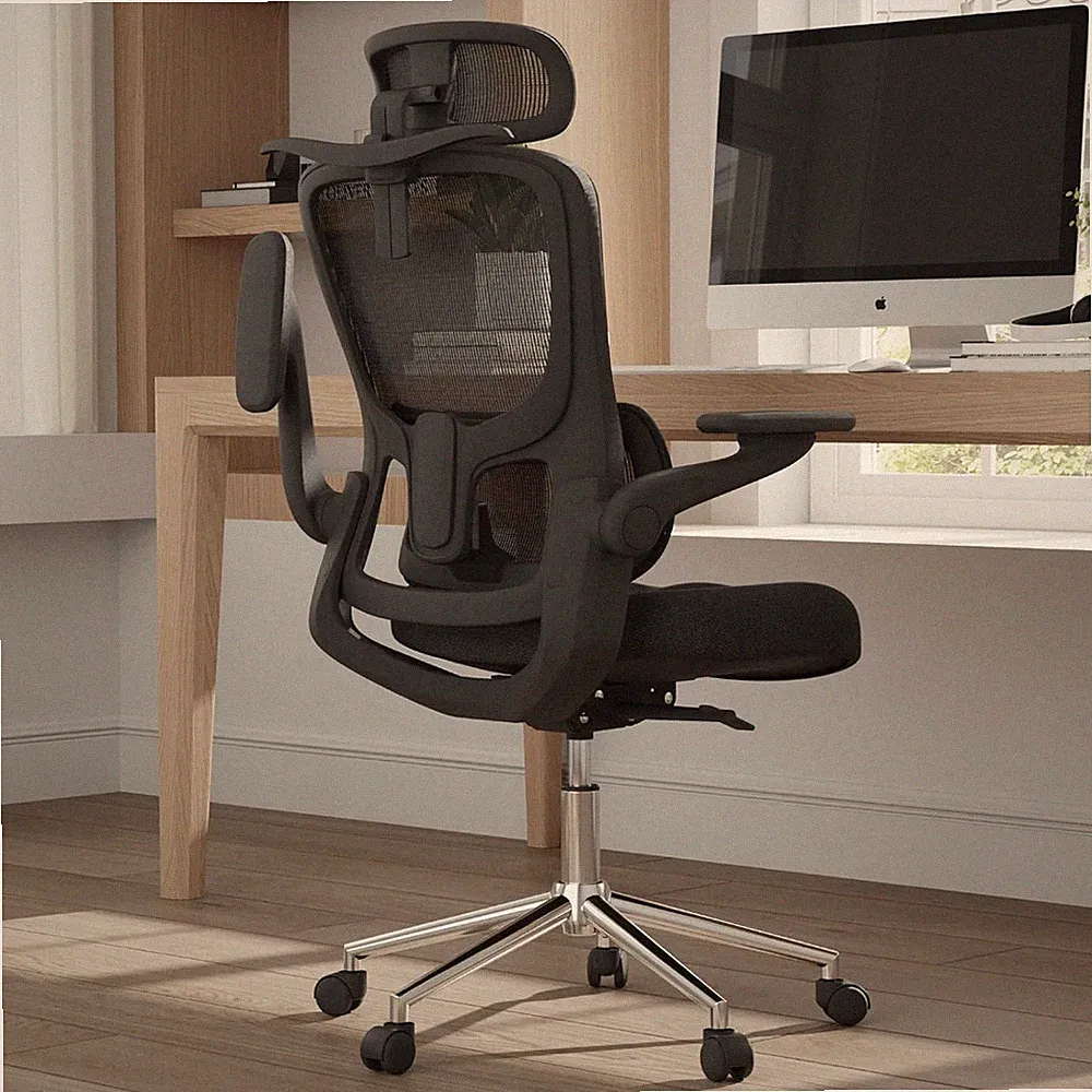 Ergonomic High Back Mesh Office Chair with Adjustable Support & 3D Armrests