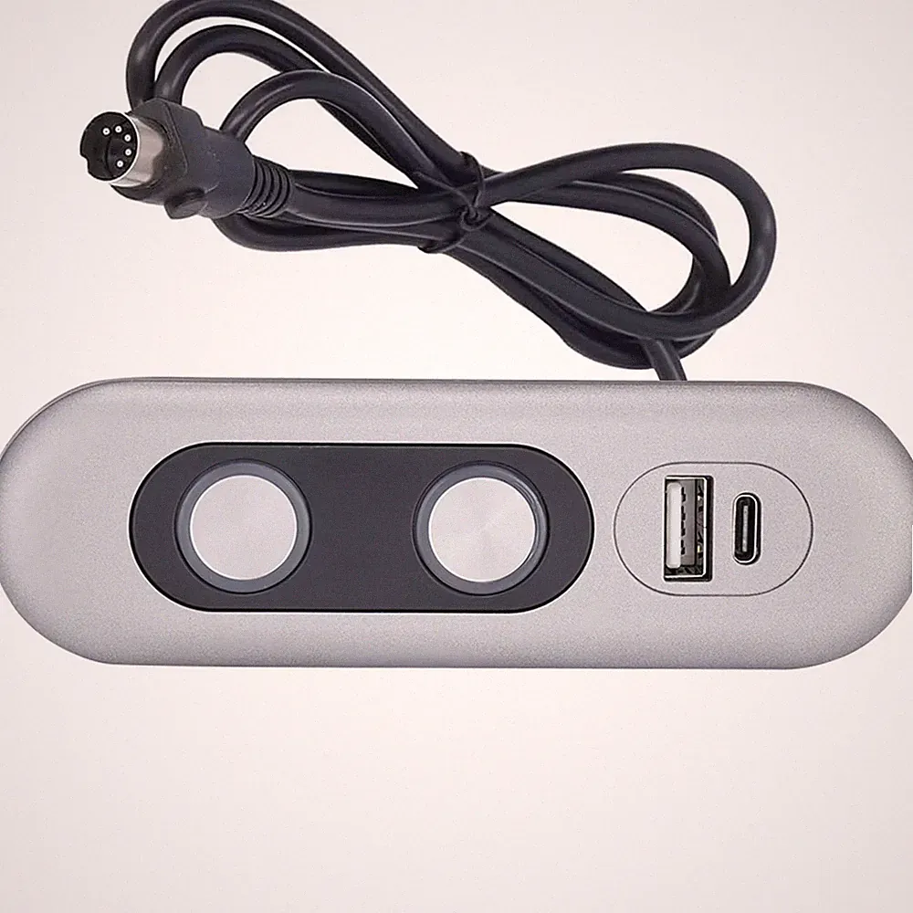 Recliner Switch 2 Button 5 Pin USB A C Lift Chair Control Replacement Remote